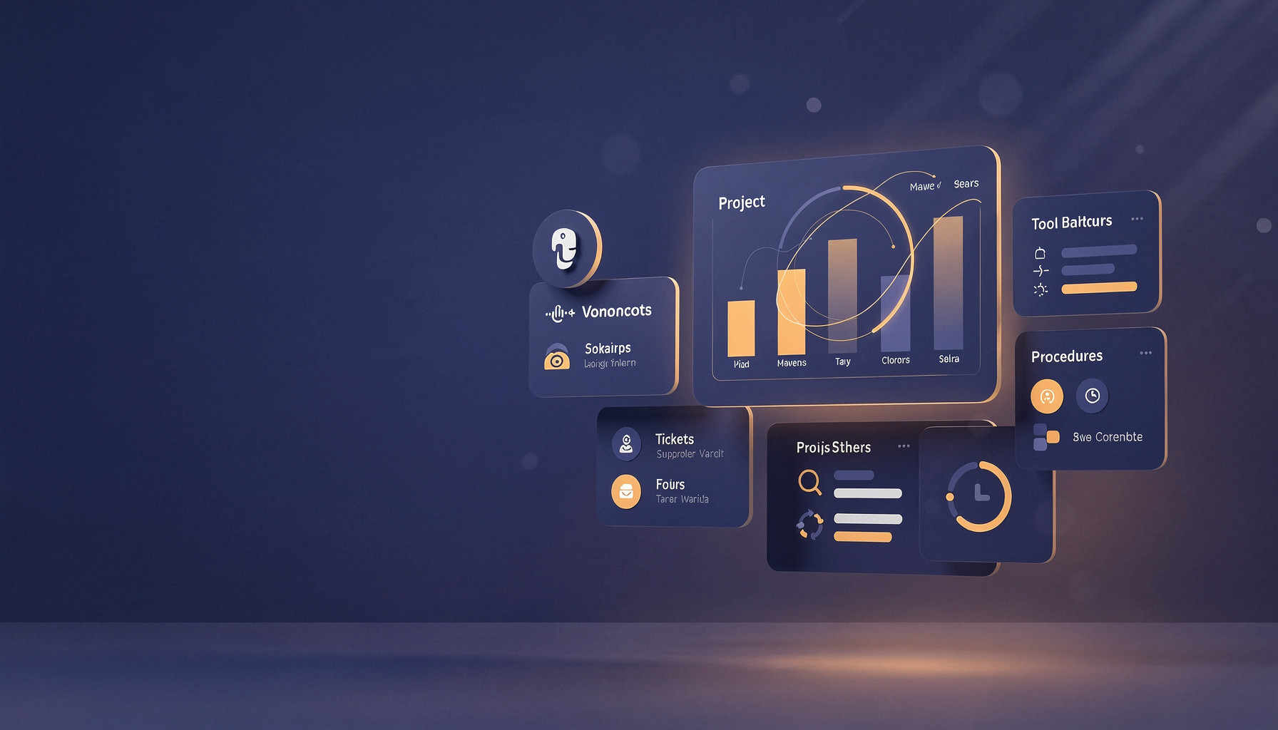 TECH HUB — internal corporate portal employee hub website built with WebZum AI website creator